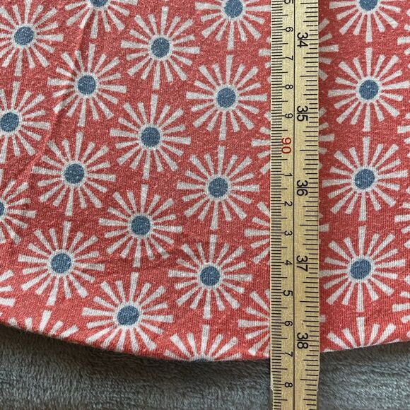 Torrid Skater Dress Womens 1X Orange Floral Super Soft Knit Flutter Short Sleeve - Picture 9 of 9